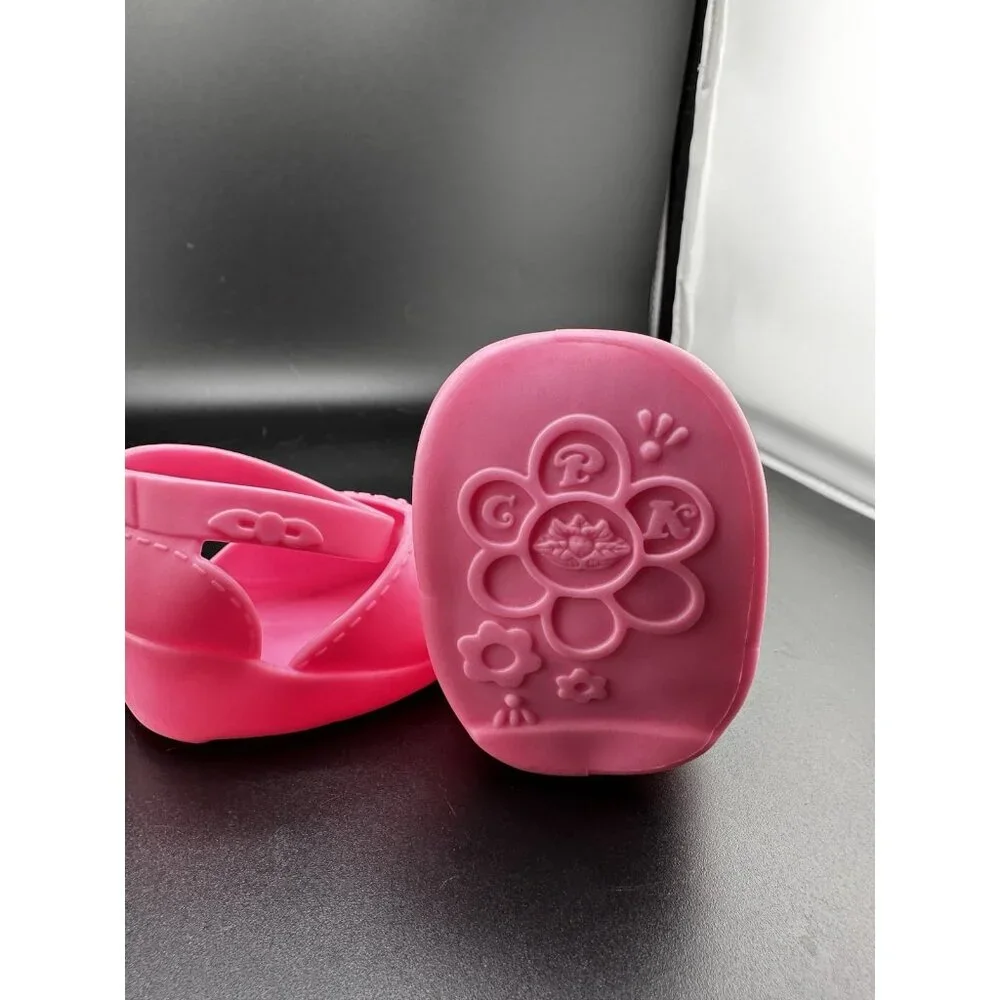 Cabbage Patch Kids‎ Bright Pink Shoes Ankle Straps 2009 OAA Jakks Pacific